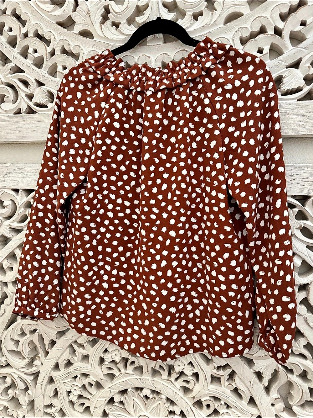 J.Crew ruffleneck top - Picture 2 of 6